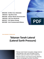 Tekanan Tanah Lateral ( Lateral Earth Pressure )