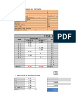 Verificación de densidad de muros y diseño de columnas en edificio de 1 piso