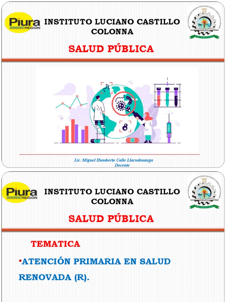 Presentación Atención Primaria en Salud Renovada | PDF | Cuidado de la ...