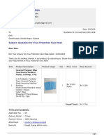 True Meditech Solution: Subject: Quotation For Virus Protection Face Mask