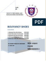 Fluid Mechanics-Buoyancy Shoes (BDA 10502)
