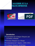 L'Algérie et la francophonie