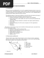 Ch-1, Elements of Dam Engineering