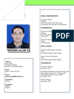 CV - Allan R. Wadiong
