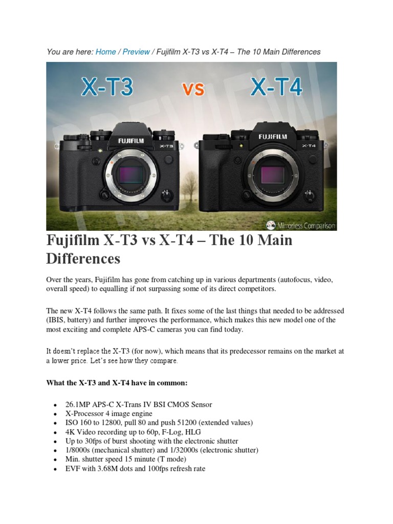 XT4 Article Analysis Tio Hartanto PDF Image Stabilization Autofocus