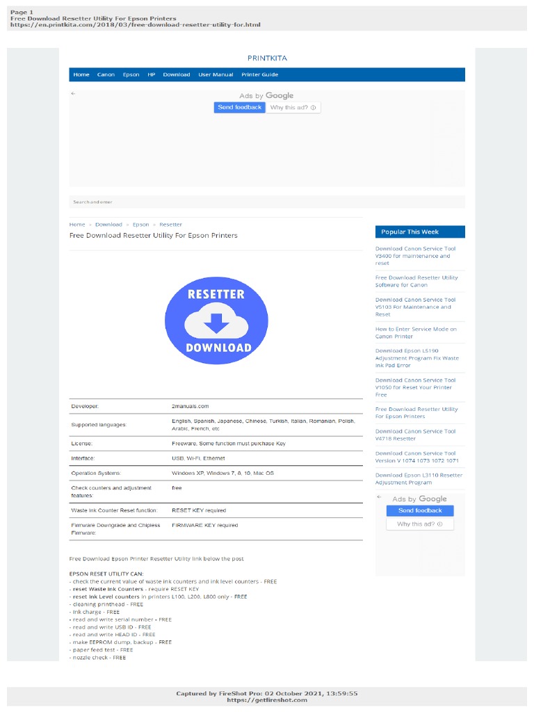 Image Result For Image Result For Download Software Resetter