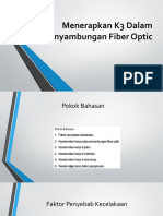 Menerapkan K3 Dalam Penyambungan Fiber Optic