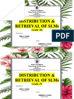 Distribution & Retrieval of SLMS: Grade - III