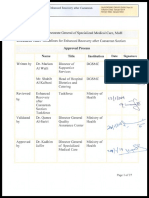 Guideline For Enhanced Recovery After Caesarean Section