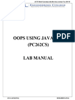 Java Lab Manual Aicte IV-sem