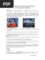 AVALIAÇÃO DE SOCIOLOGIA 1º BIMESTRE:2011 - 3º ANO