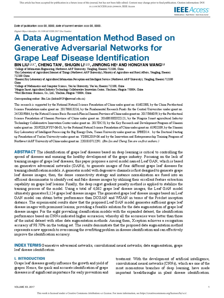 A Data Augmentation Method Based On Generative Adversarial Networks For ...