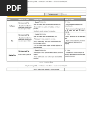 Safety Plan