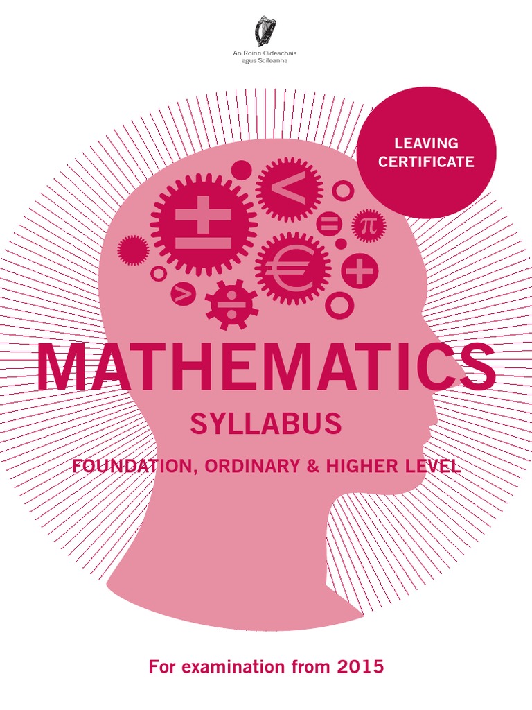 Leaving Certificate Mathematics Syllabus | PDF | Mathematics | Statistics