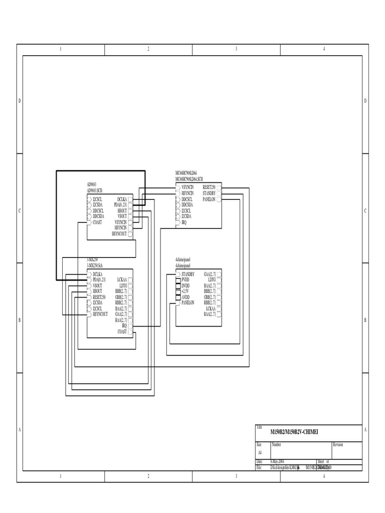 M150B2-CHIMEI Circuit Design Document | PDF