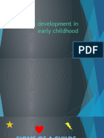 Physical Development in Early Childhood