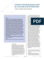 Determination of Drawpoint Spacing in Panel Caving a Case of Study at El Teniente Mine. R. Vargas R. Castro