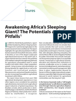 Awakening Africa's Sleeping Giant? The Potentials and The Pitfalls