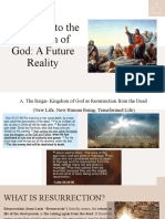 Into The Kingdom of God: A Future Reality