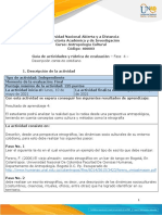 Guia de Actividades y Rúbrica de Evaluación - Fase 4 - Describir Contexto Cotidiano