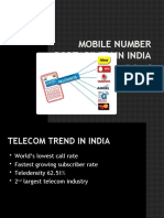 Mobile Number Portability in India: by Group 7