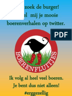 Boer Zoek de Burger! Vertel Mij Je Mooie Boerenverhalen Op Twitter