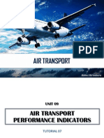 Air Transport Performance Indicators - Tutorial Answers