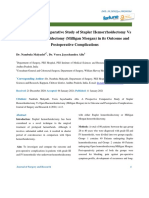 A Prospective Comparative Study of Stapler Hemorrhoidectomy Vs Open Haemorrhoidectomy