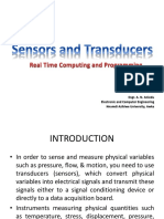 Sensors and Transducers Real Time Computing and Programming - Sensors(0)