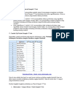 Penentuan Paired T Test