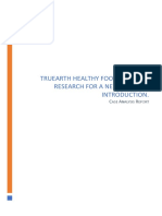 Truearth Healthy Foods: Market Research For A New Product: ASE Nalysis Eport