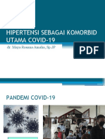 Hipertensi Sebagai Komorbid Utama Covid-19