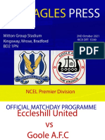 Eccleshill United Vs Goole AFC