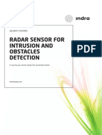Radar Sensor For Intrusion and Obstacles Detection: Security Systems