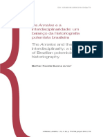 TrabalhosSuplementos_Históriografia - Os Annales e a Interdisciplinaridade Um Balanço Da Historiografia Polemista Brasileira