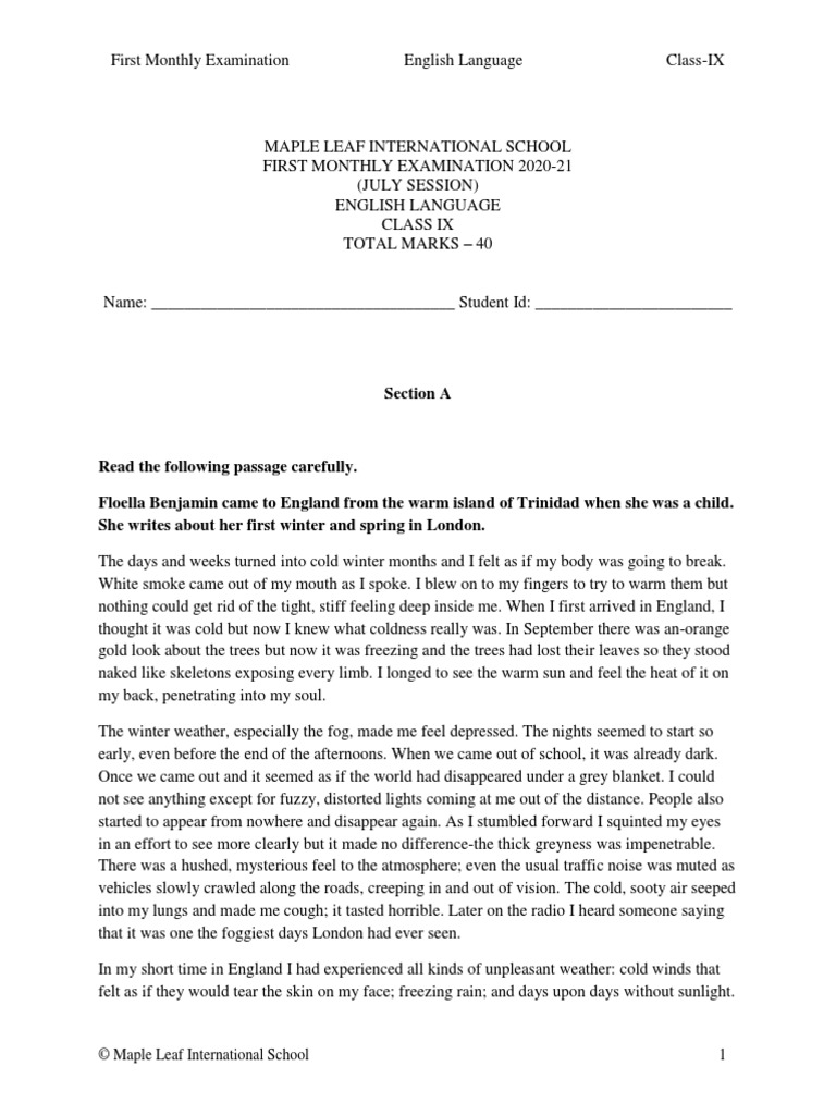 Section A | PDF