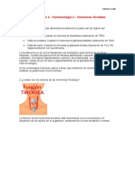 1er Cuestionario - Hormonas Tiroideas - Farmacologa 2 - Mauro J Gati