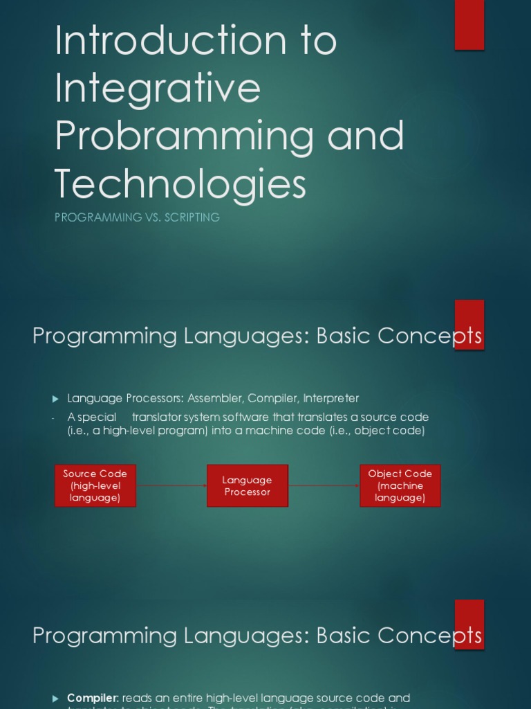 Programming vs. Scripting Languages | PDF | Scripting Language | Compiler