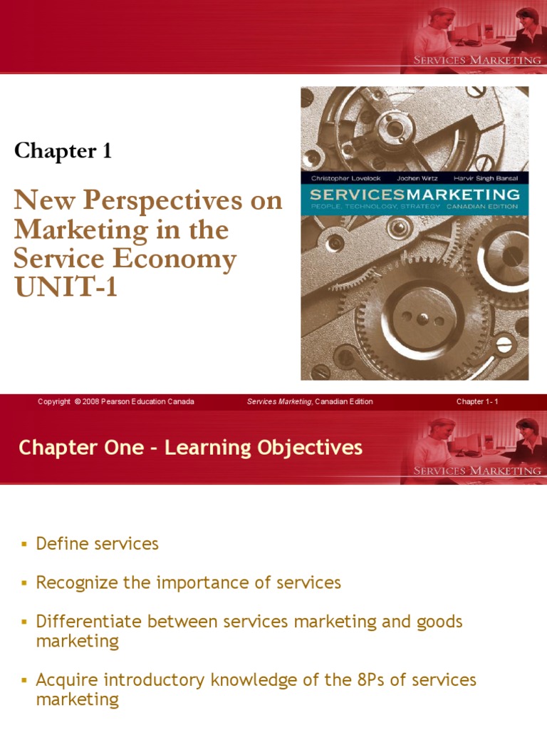 New Perspectives On Marketing in The Service Economy UNIT-1: Services ...
