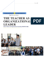 Teacher As An Organizational Leader
