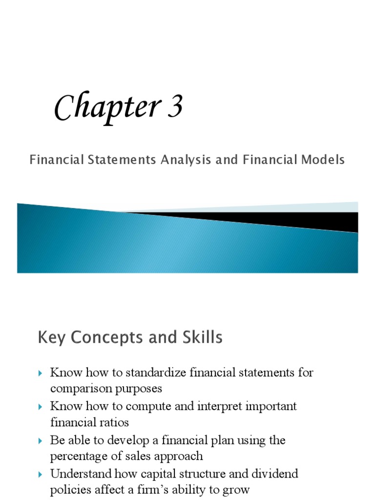 Financial Statements Analysis and Financial Models | PDF | Equity ...