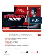 Strength Mode Nutrition Plan