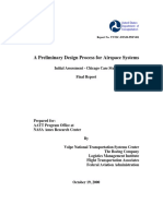 Preliminary Design Process for Airspace Systems Report