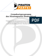 Piratenpartei Parteiprogramm 2011