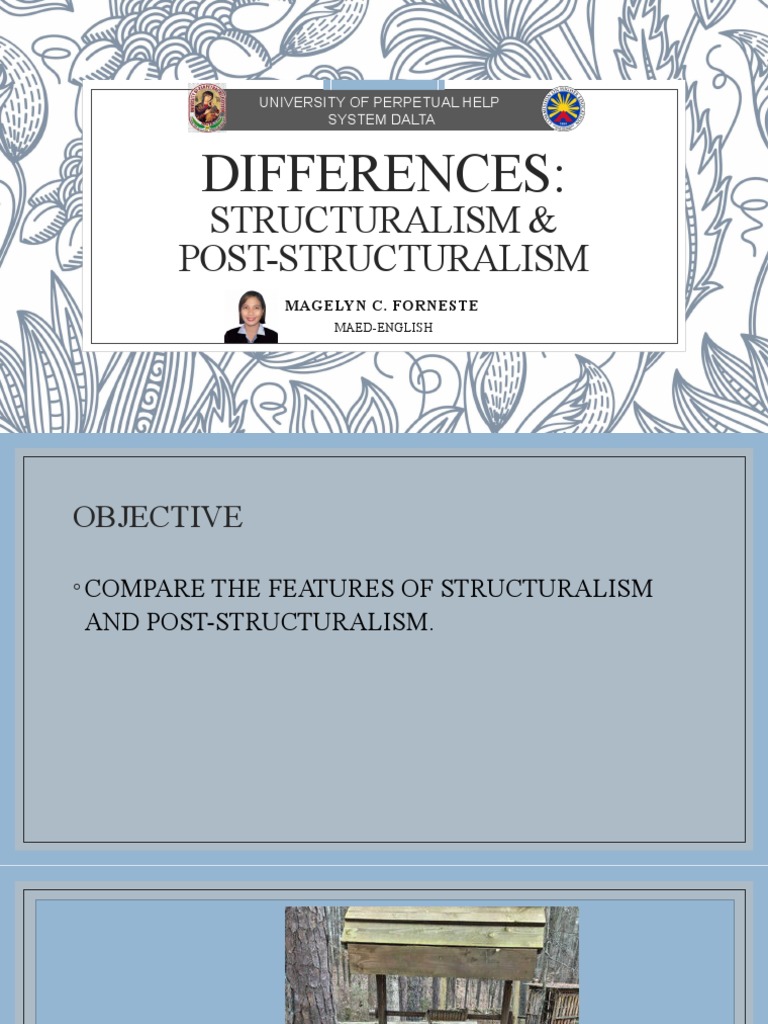 Difference Between Structuralism and PostStructuralism PDF Theory