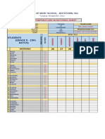 Tailoring Daily Temperature Monitoring Sheet Template - 9 and 12