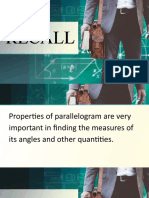 Solving Problems On Properties of Parallelogram