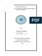 Laporan Pendahuluan " Asuhan Keperawatan Pasien Acute Kidney Disease Dengan Ventilasi Mekanik"