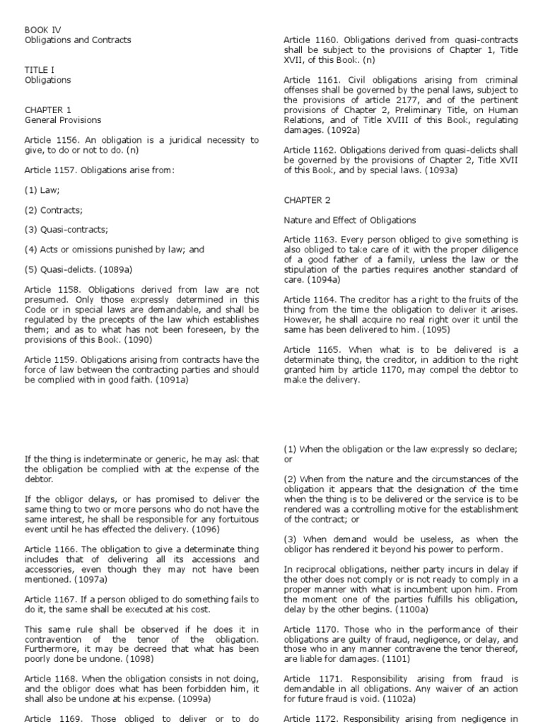 Codal Obligations Overview | PDF | Guarantee | Payments