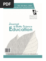 Journal of Baltic Science Education, Vol. 20, No. 1, 2021